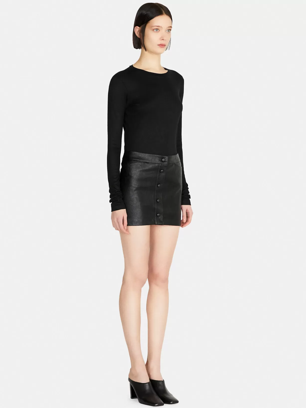 Mini Skirt With Buttons<Sisley Flash Sale