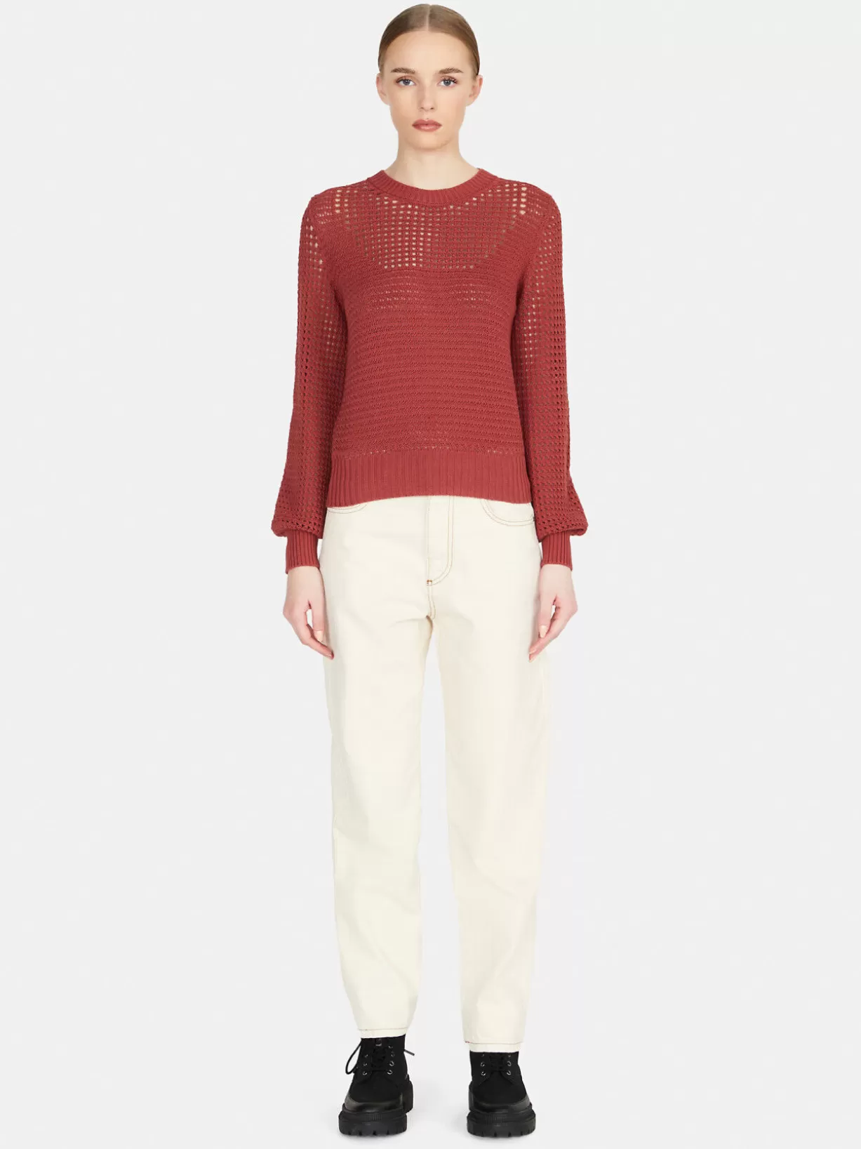 Open-Knit Sweater<Sisley Cheap