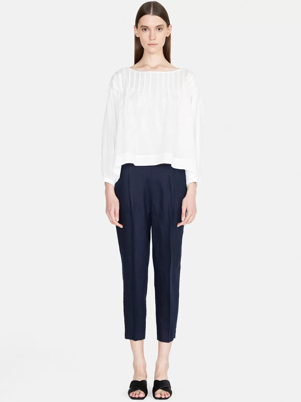 Oversized Blouse With Pleats<Sisley Outlet