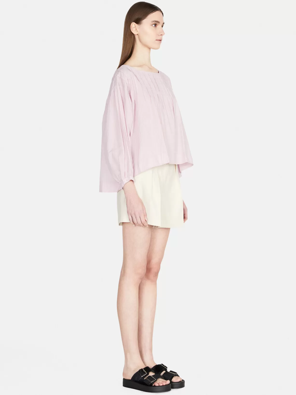 Oversized Blouse With Pleats<Sisley Cheap