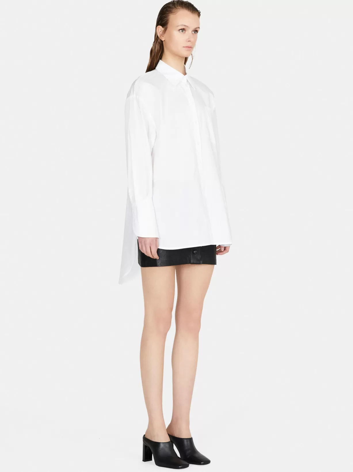 Oversized Fit Shirt In 100% Cotton<Sisley Store