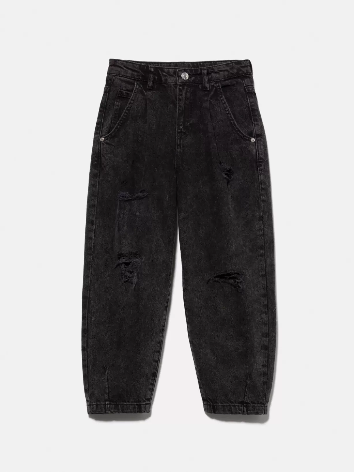 Oversized Jeans With Rips<Sisley Best Sale