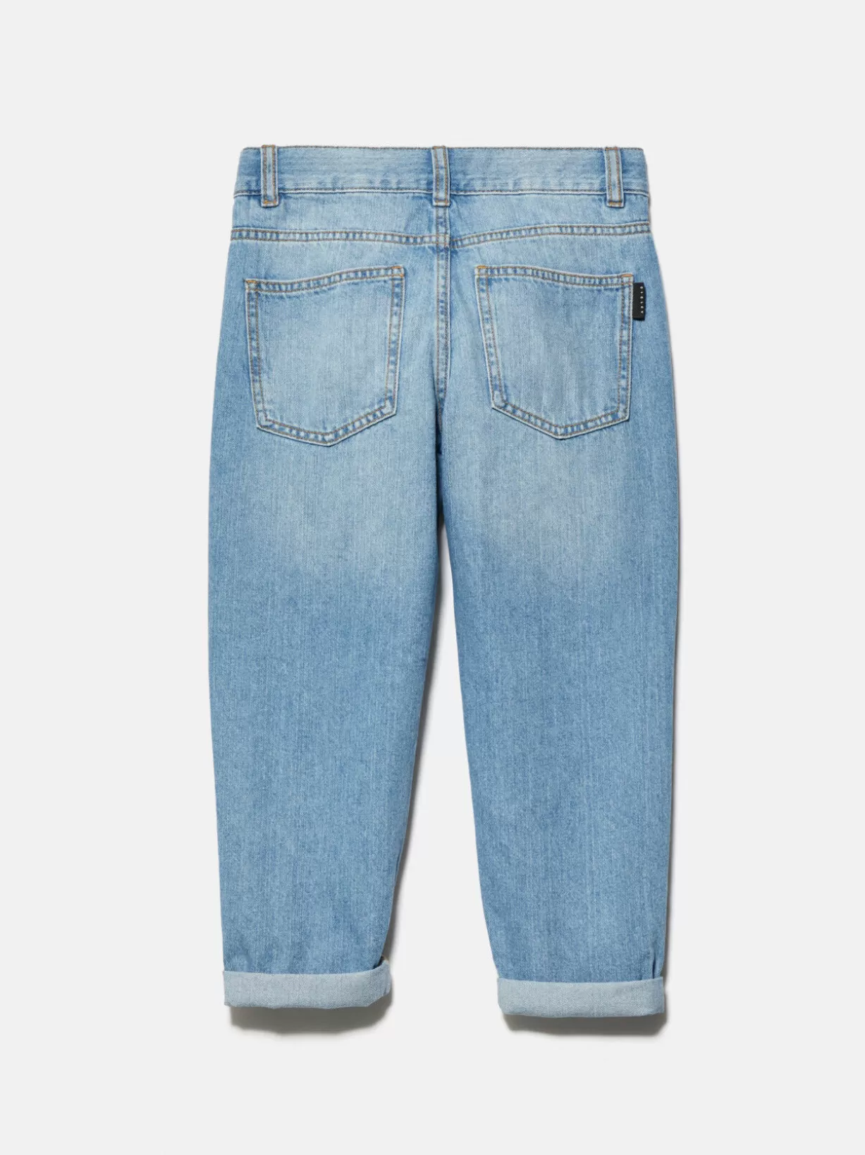 Oversized Jeans With Rips<Sisley Flash Sale