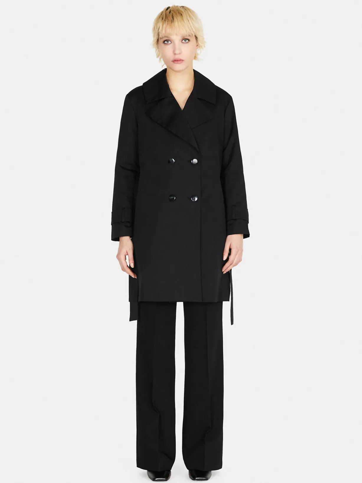 Oversized Trench Coat With Sash<Sisley Best