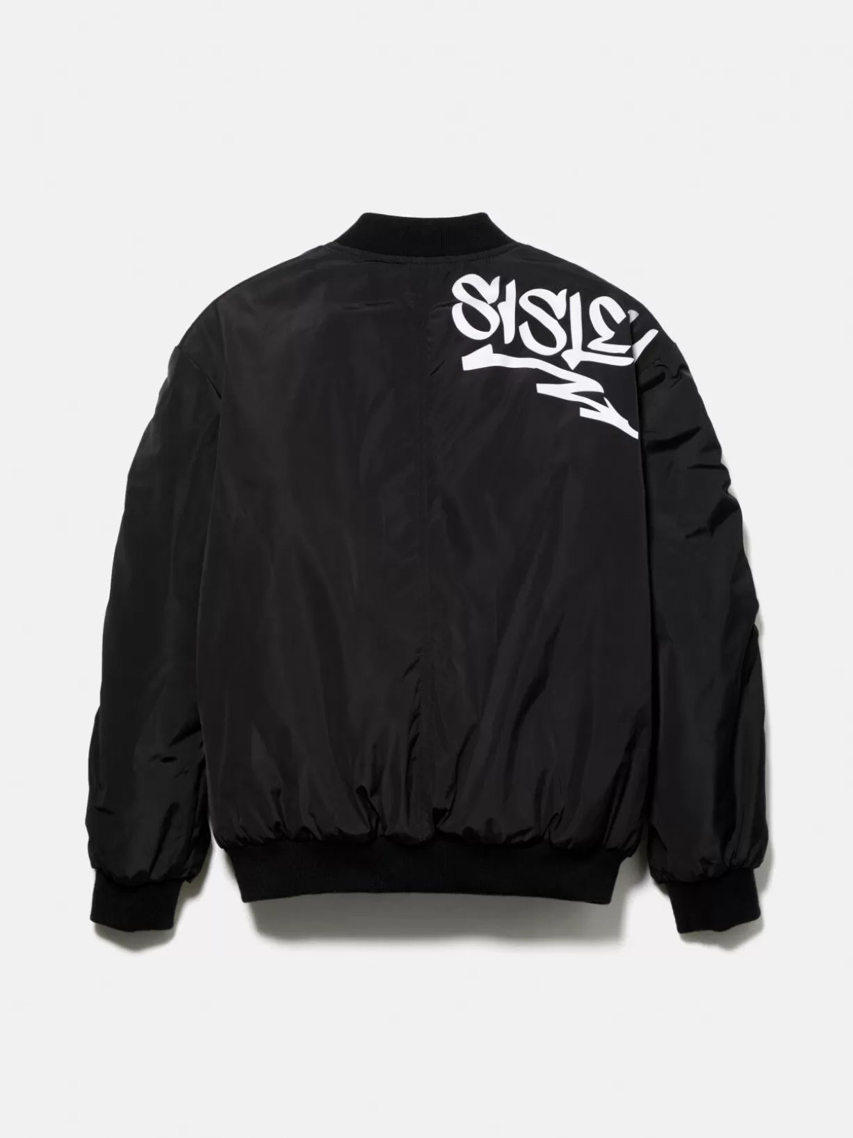 Padded Bomber Jacket With Graffiti Print<Sisley Best