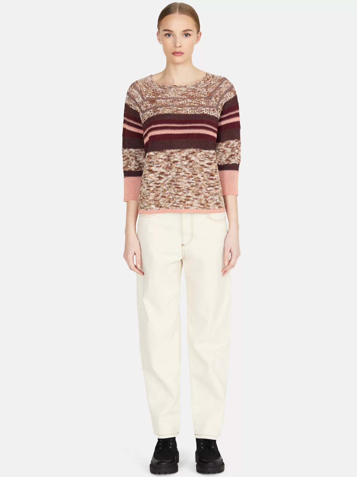 Patterned Sweater<Sisley Cheap