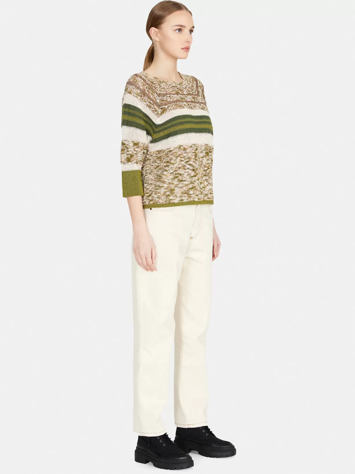 Patterned Sweater<Sisley Clearance