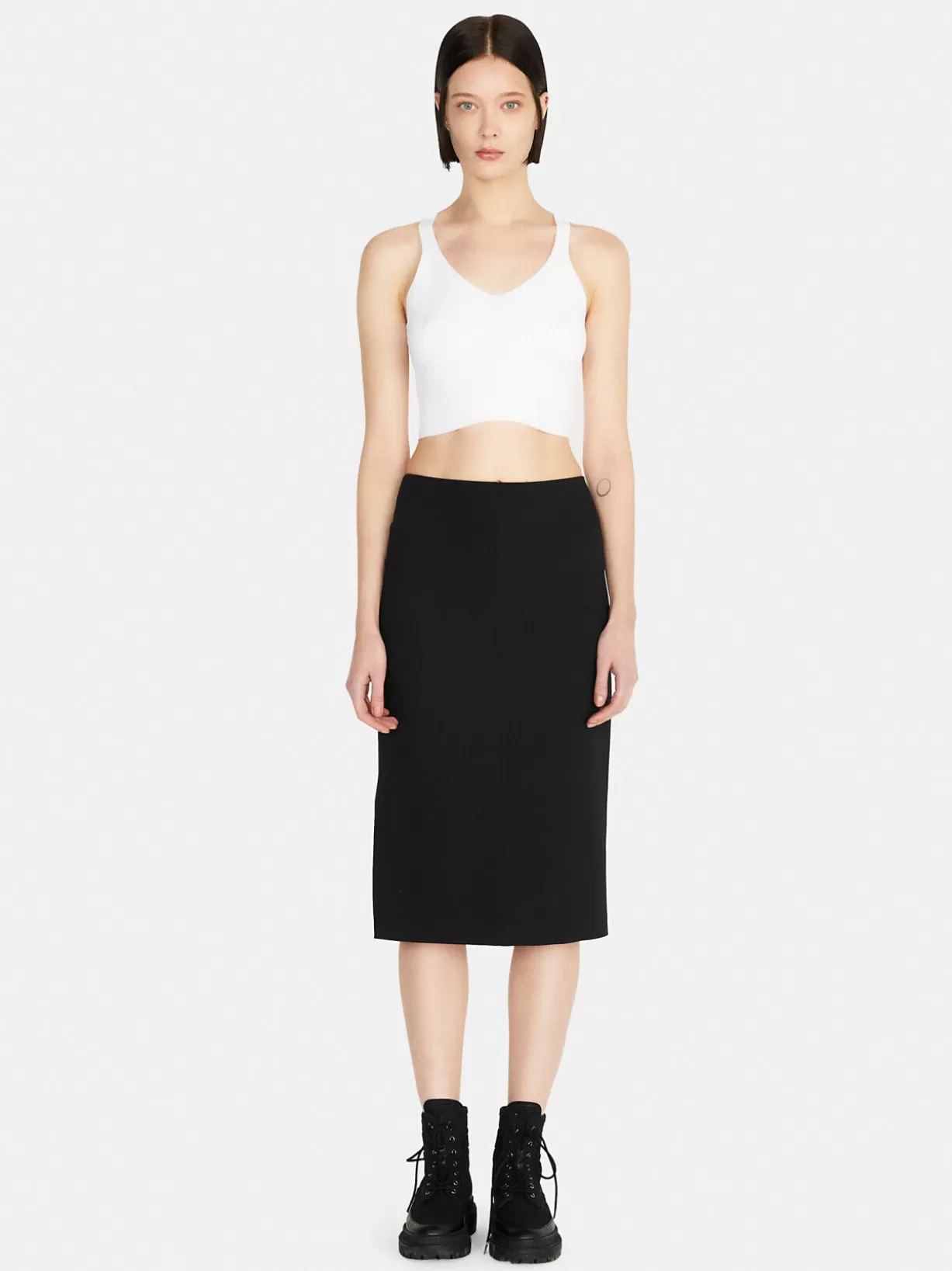 Pencil Skirt With Slit<Sisley New