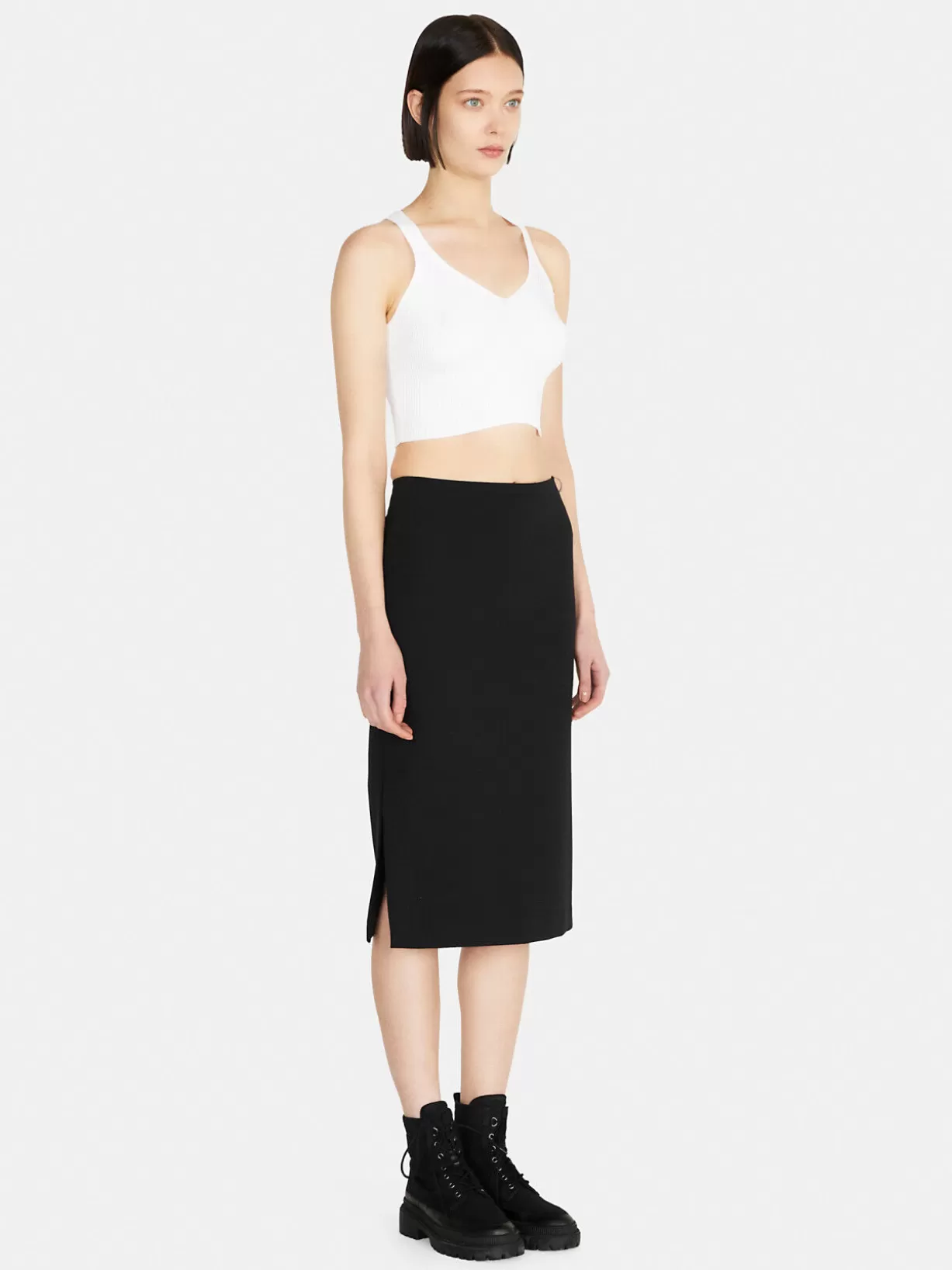 Pencil Skirt With Slit<Sisley New