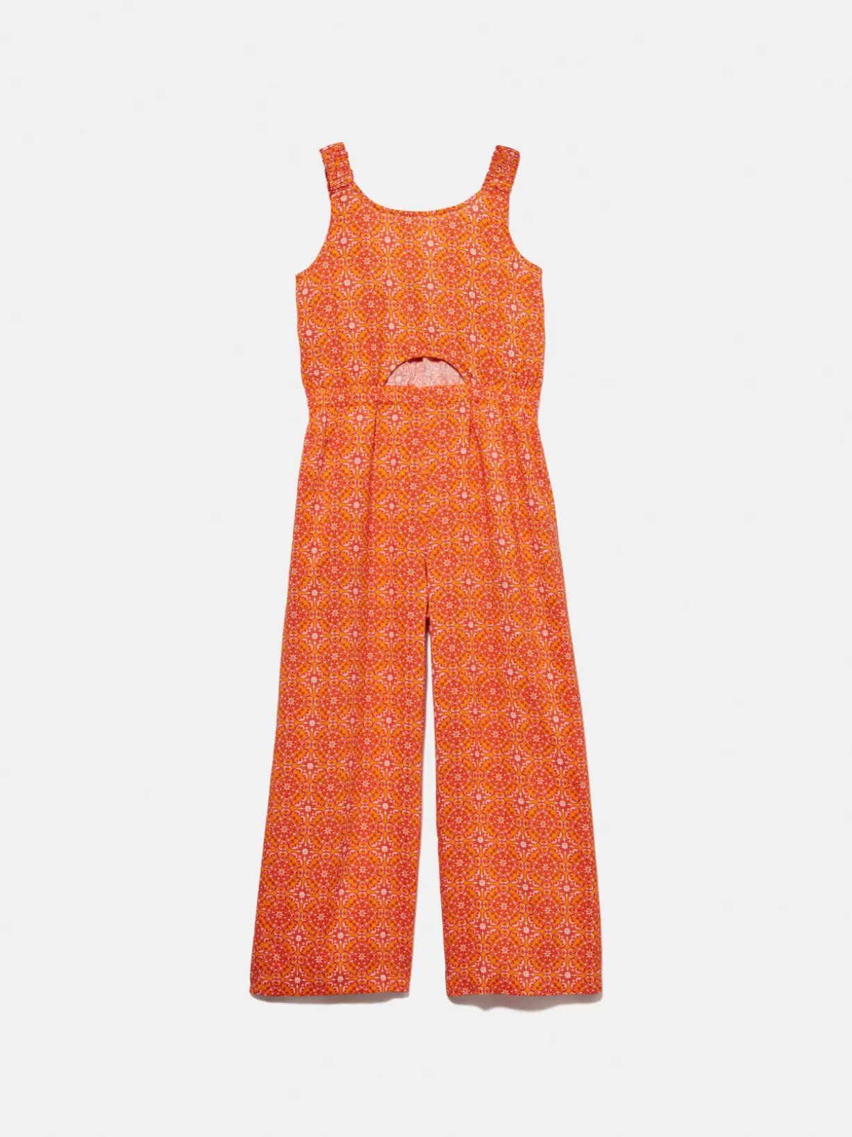 Printed Jumpsuit With Porthole<Sisley Fashion