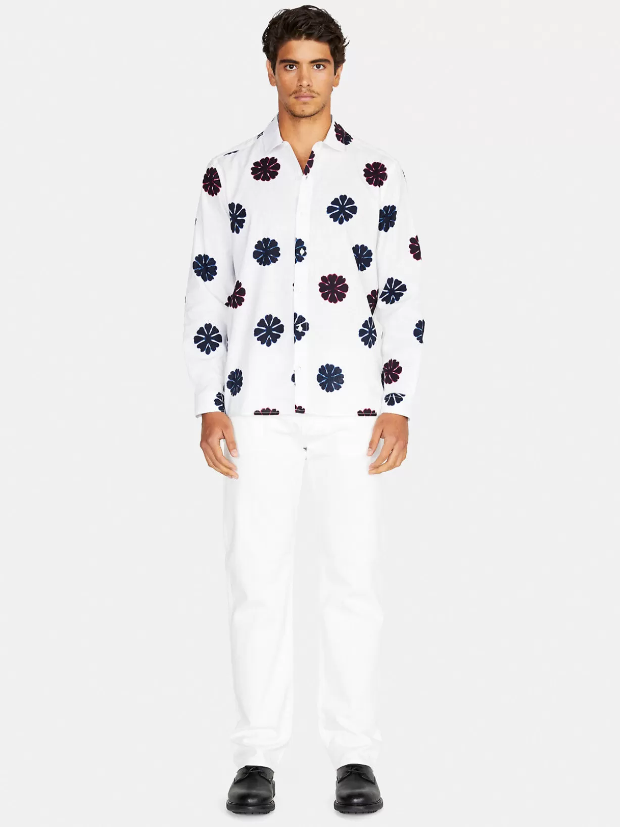 Printed Shirt In Linen Blend<Sisley New