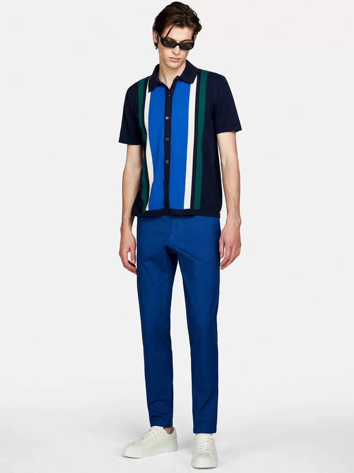 Printed Slim Fit Trousers<Sisley Discount