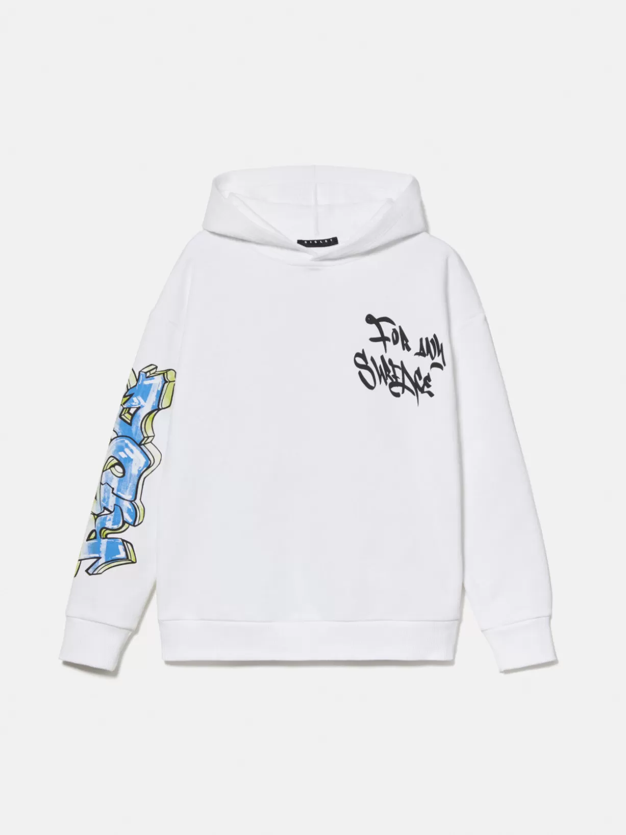 Pullover Sweatshirt With Graffiti Print<Sisley Clearance