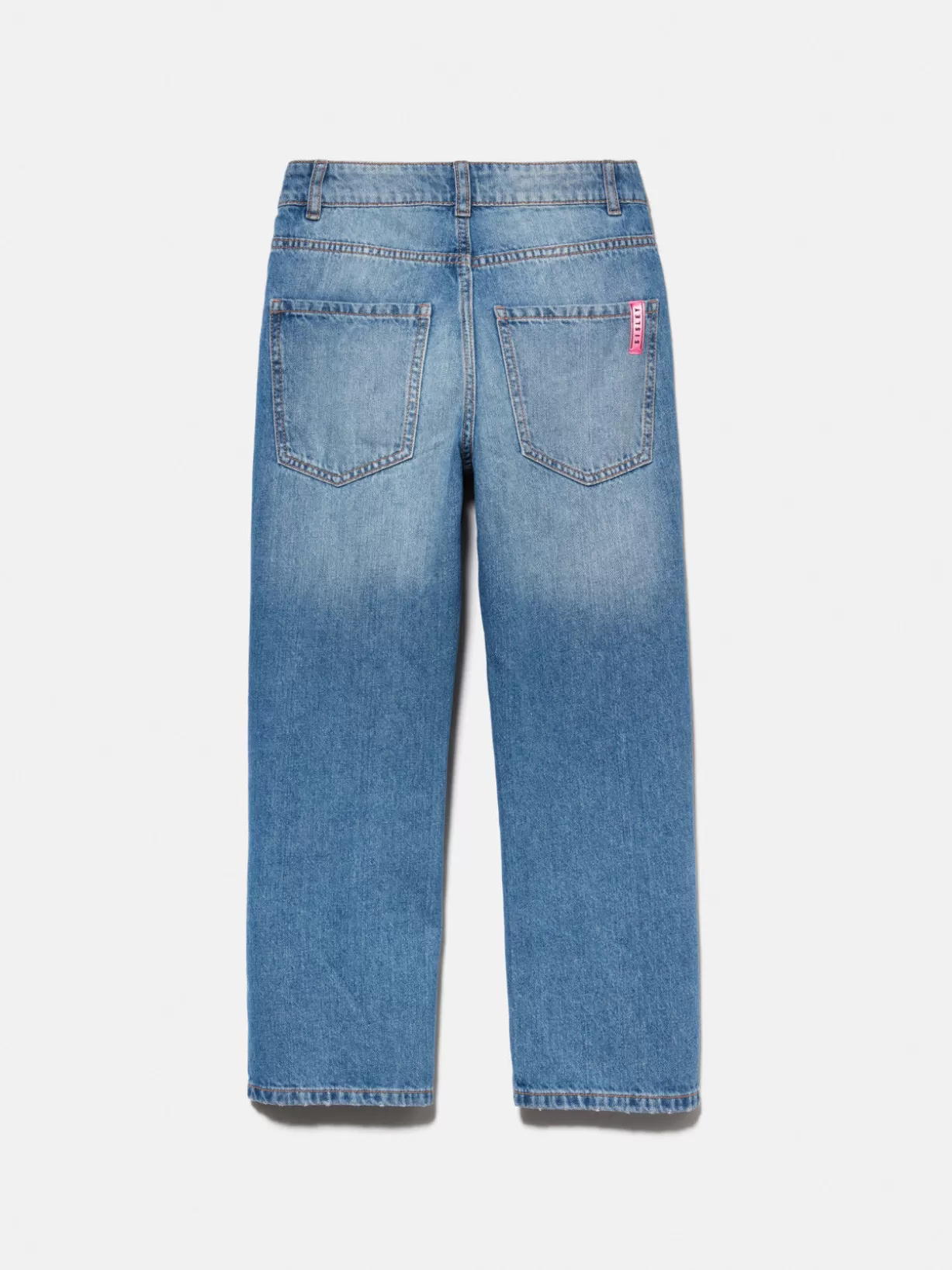 Regular Fit Jeans With Rips<Sisley Discount