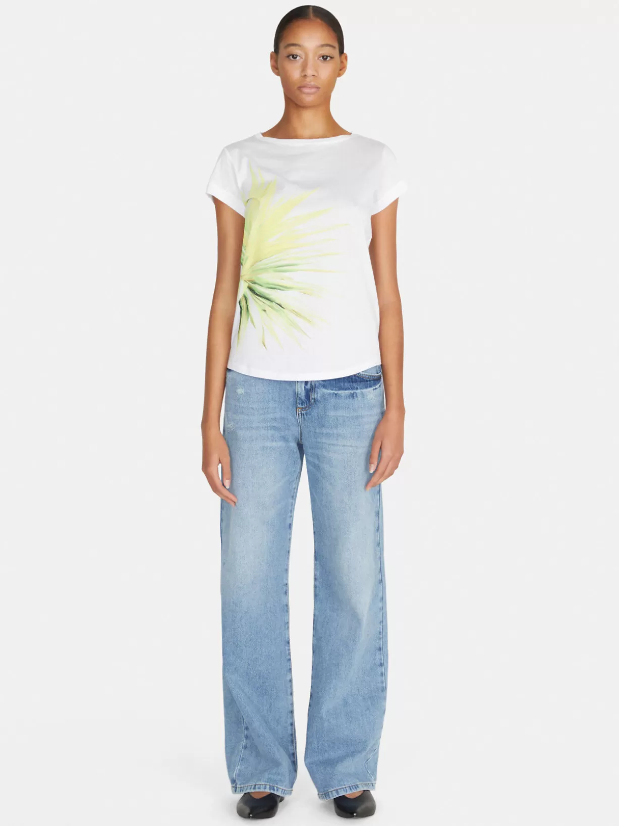 Relaxed Fit T-Shirt With Print<Sisley Shop