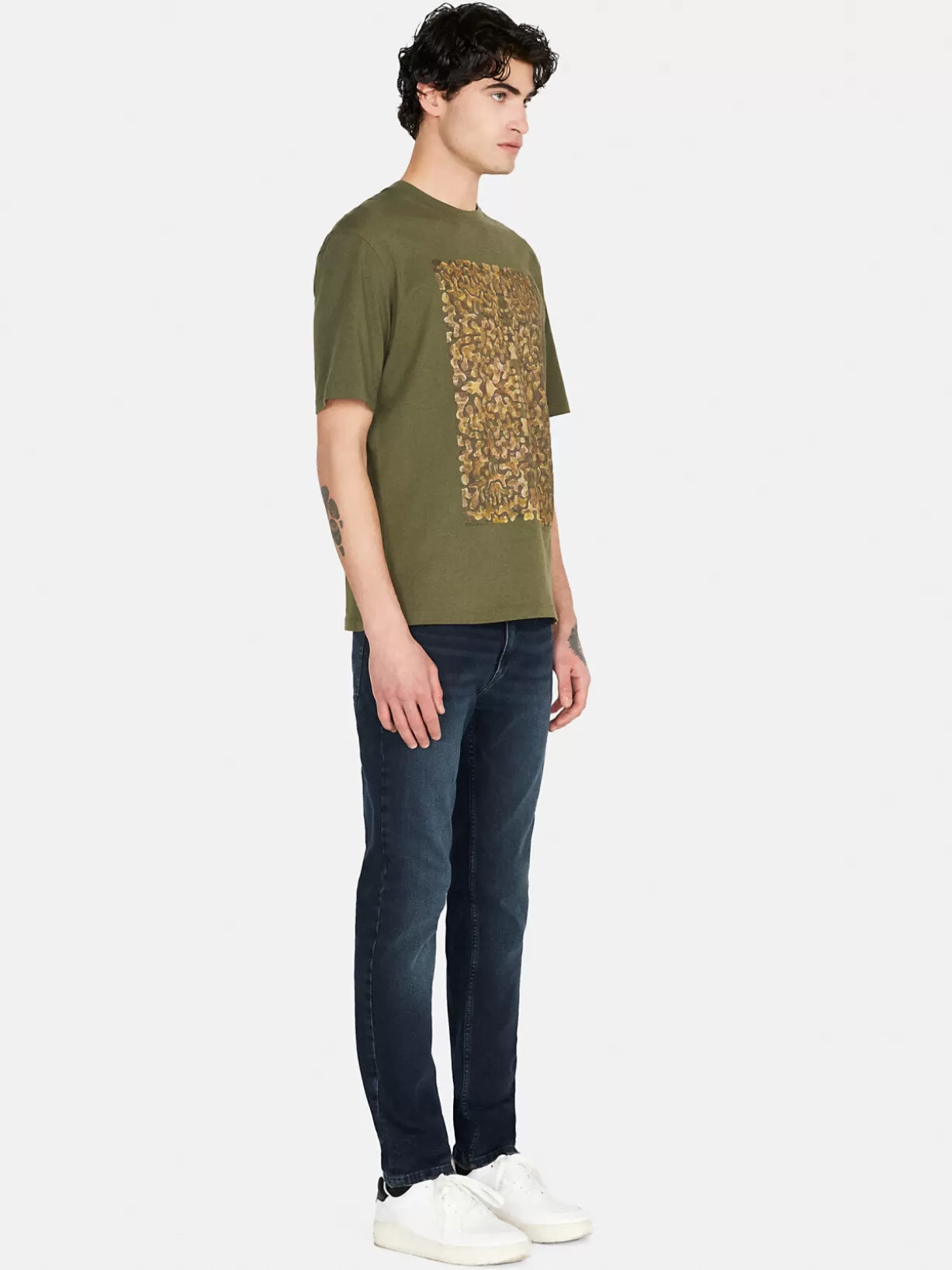 Relaxed Fit T-Shirt With Print<Sisley Sale