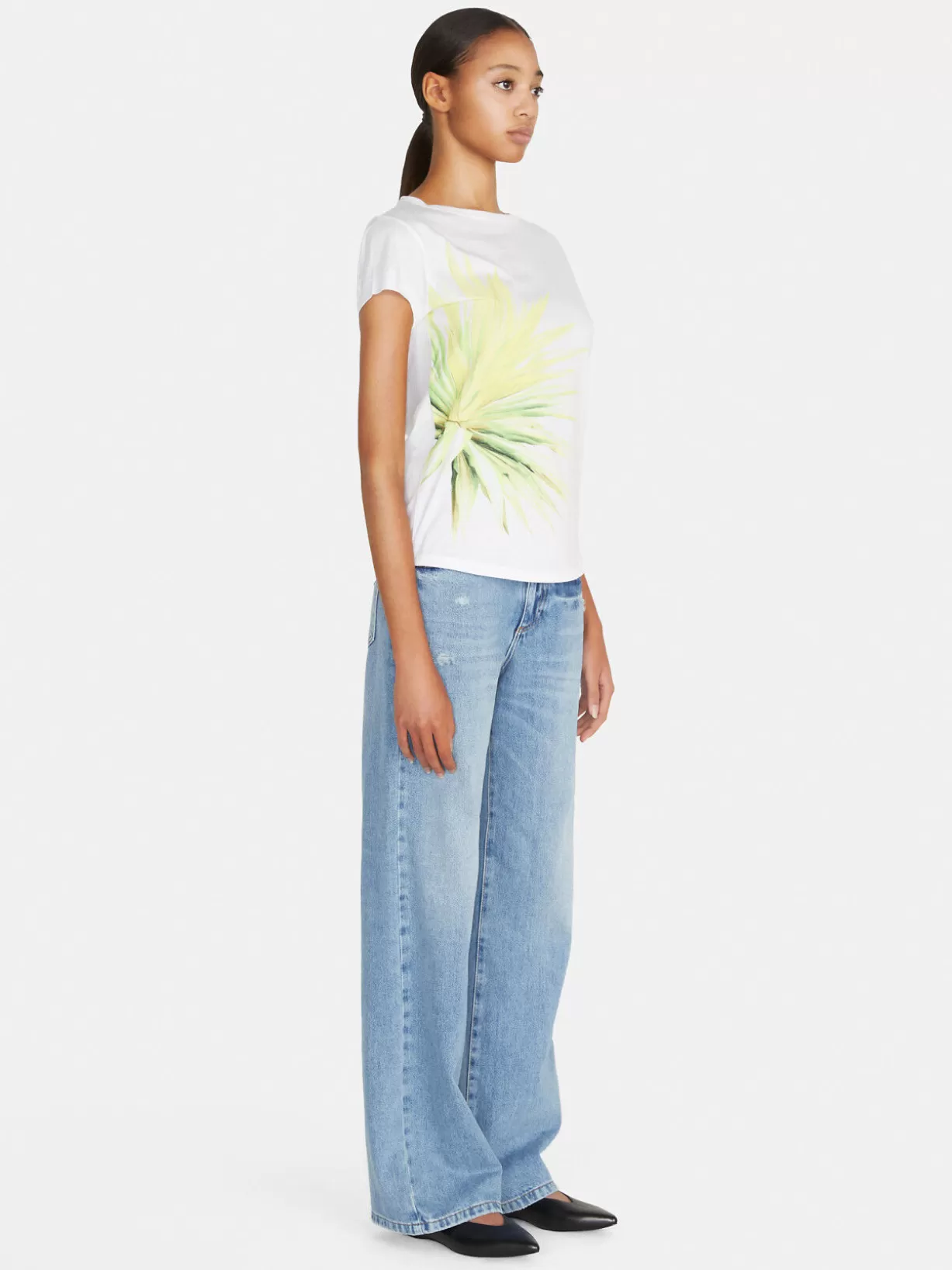 Relaxed Fit T-Shirt With Print<Sisley Shop