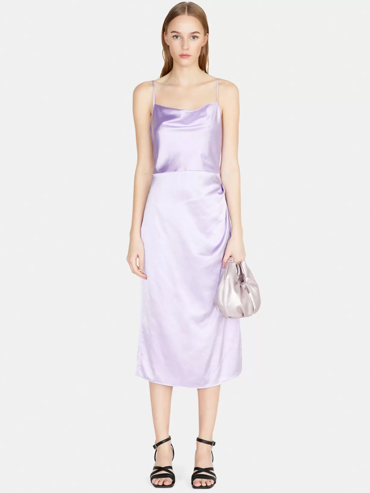 Satin Midi Dress<Sisley Discount