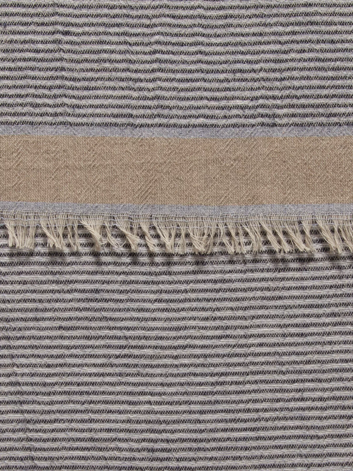 Scarf With Micro Stripes<Sisley Cheap