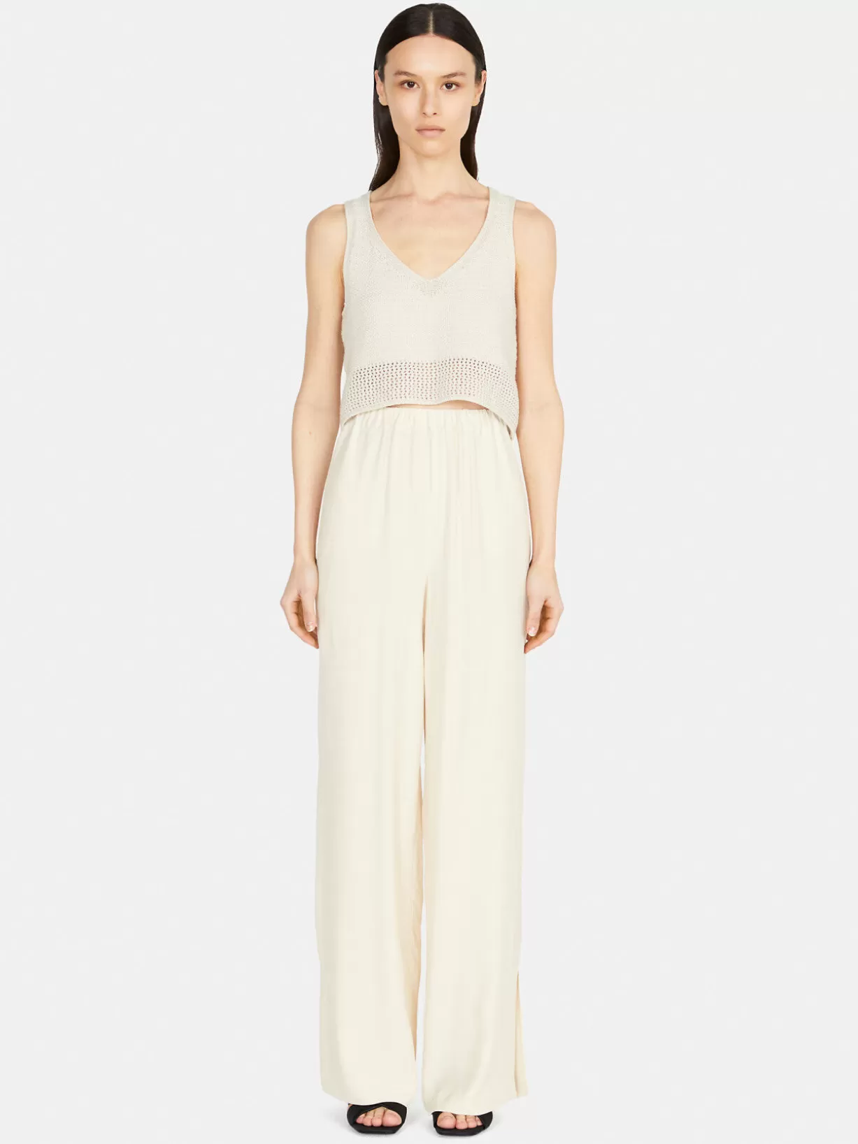 Shiny Palazzo Trousers<Sisley Cheap