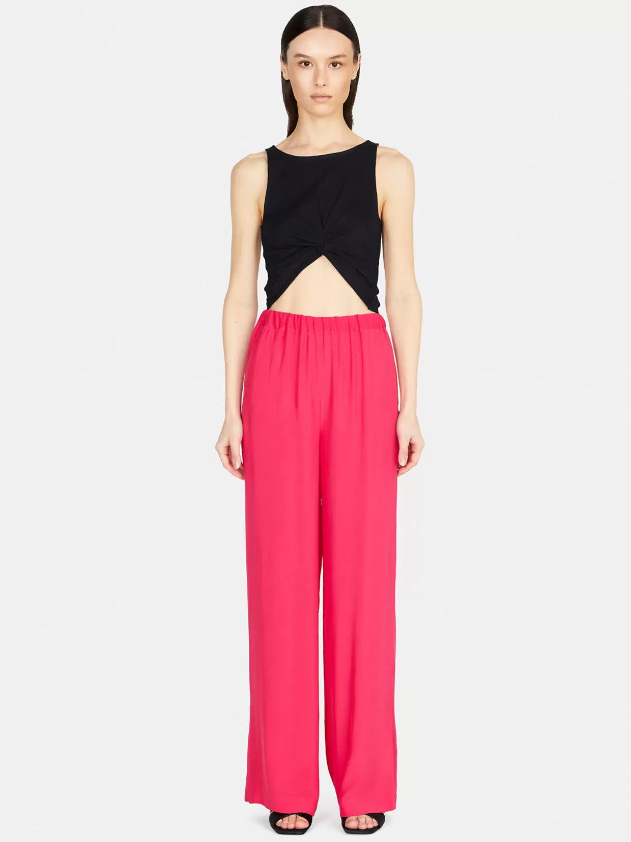 Shiny Palazzo Trousers<Sisley Cheap