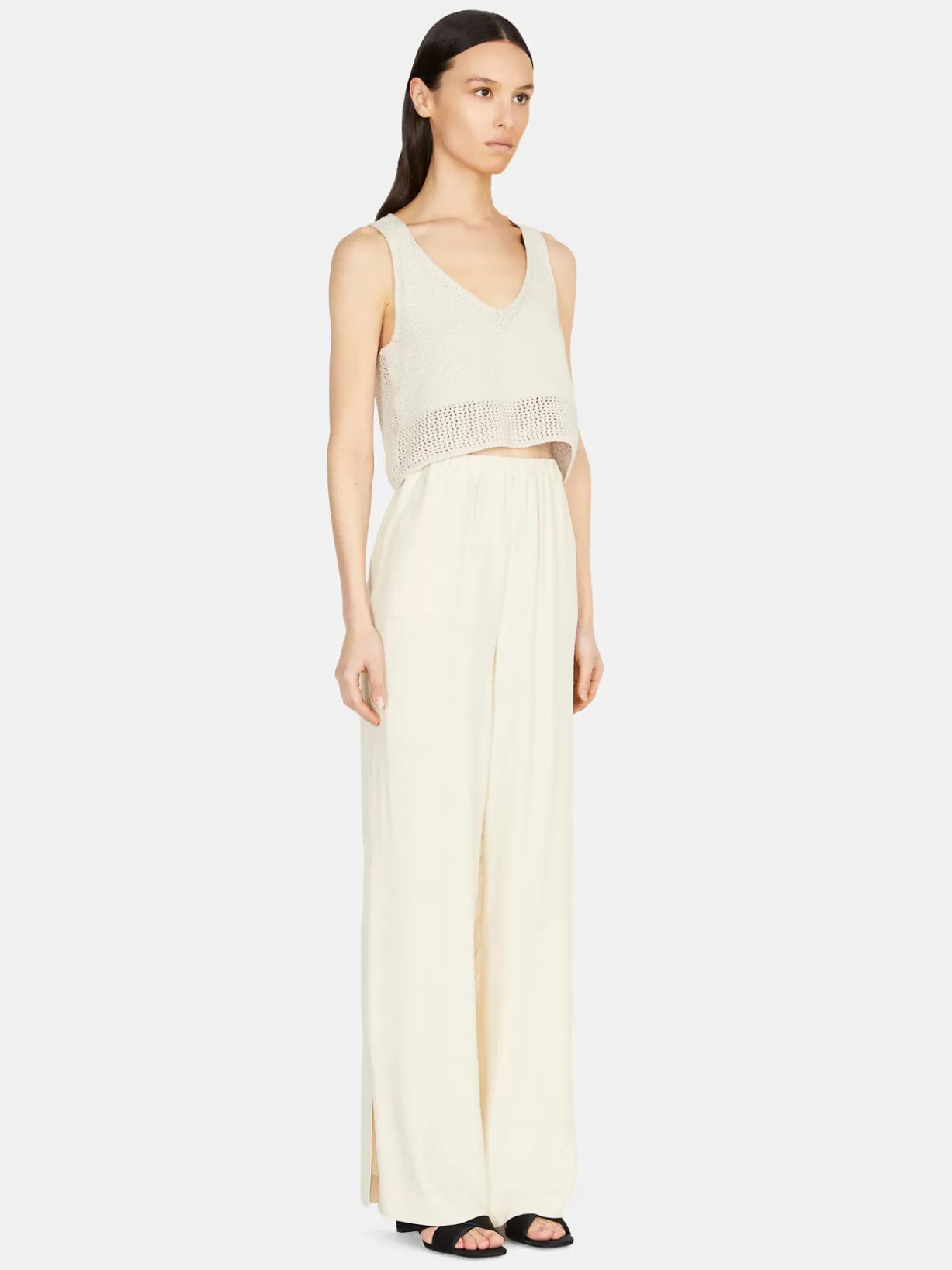 Shiny Palazzo Trousers<Sisley Cheap