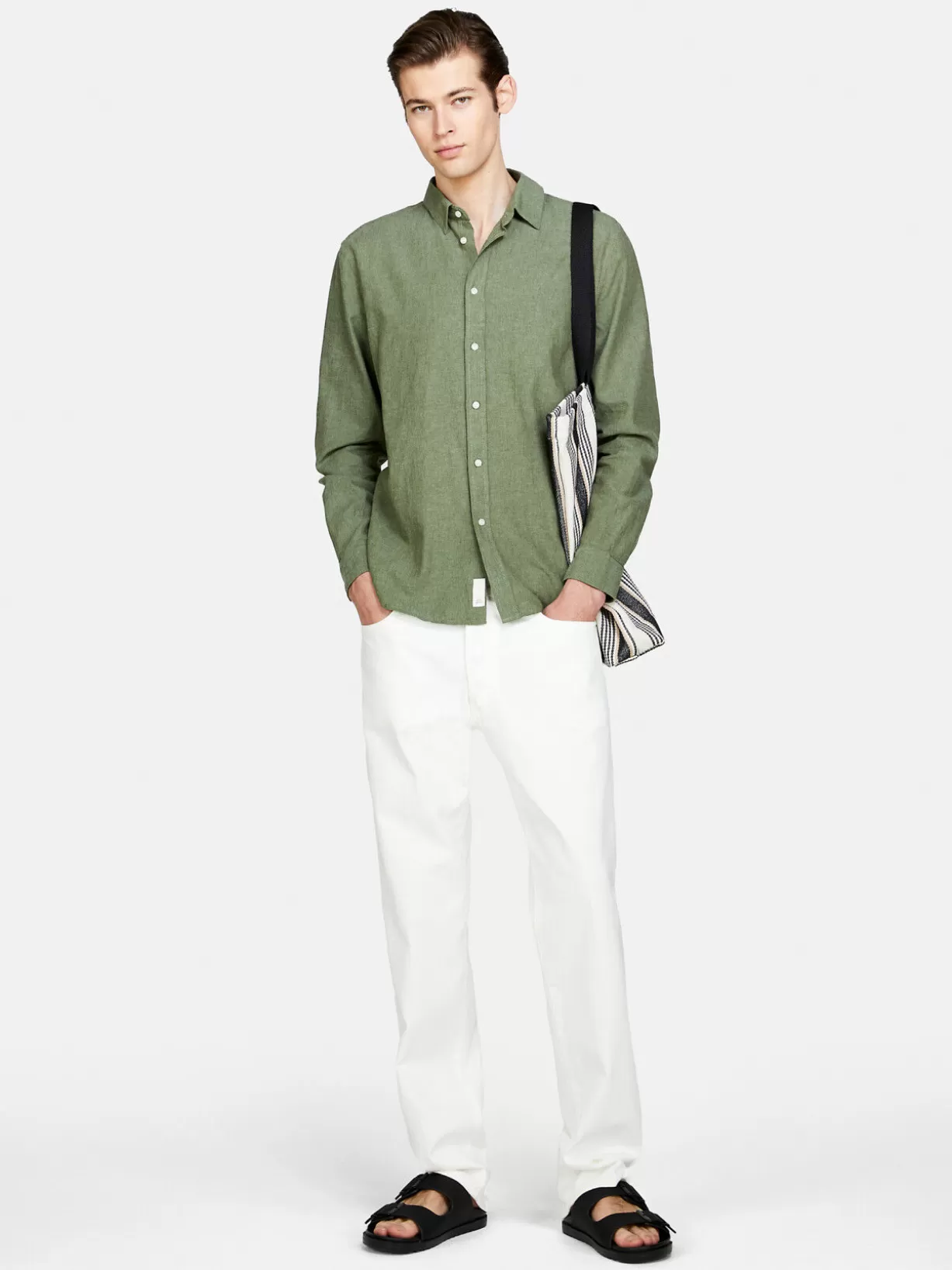 Shirt Made From Linen Blend<Sisley Store