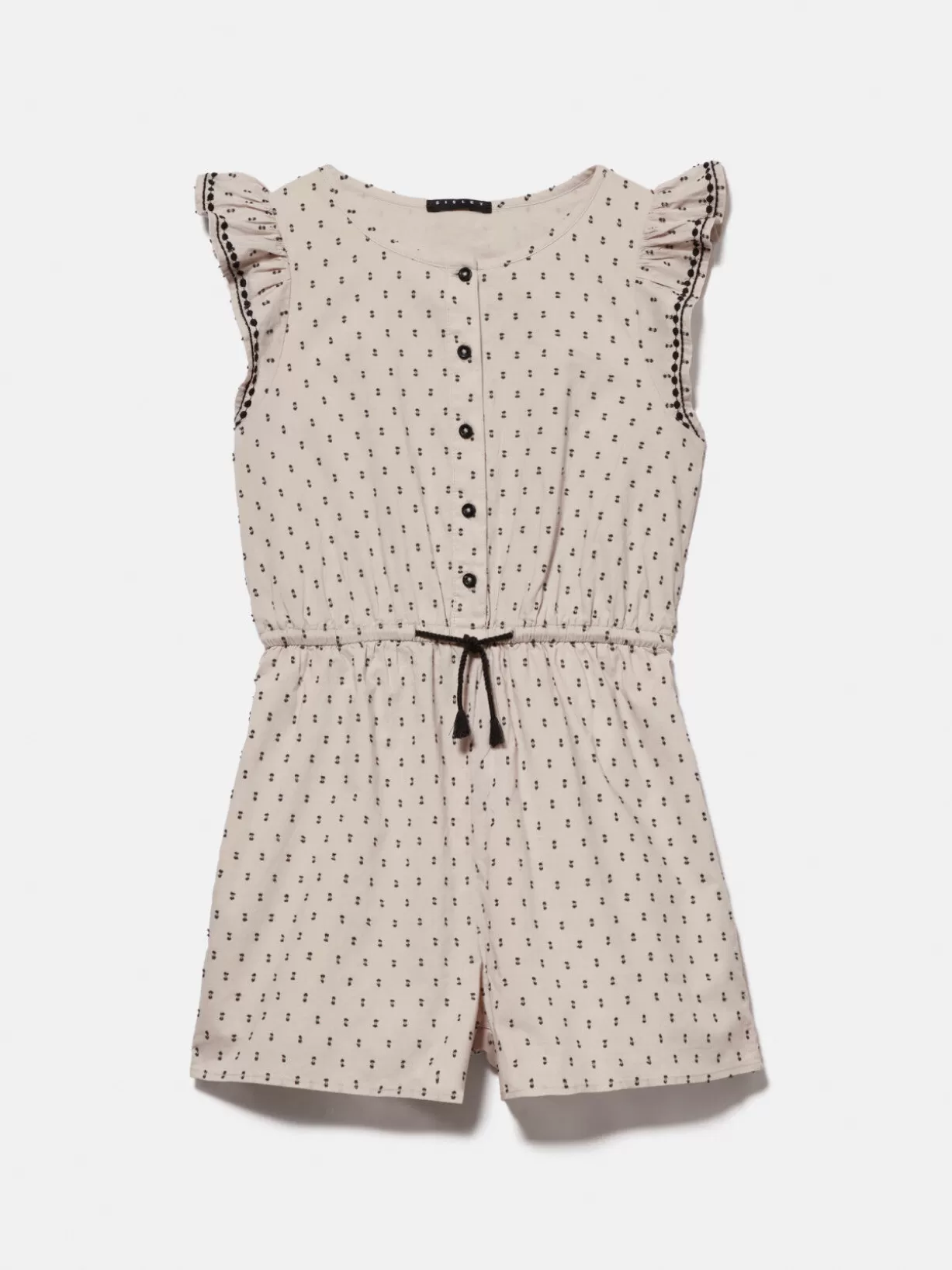 Short Jumpsuit With Embroidery And Ruffles<Sisley Best Sale