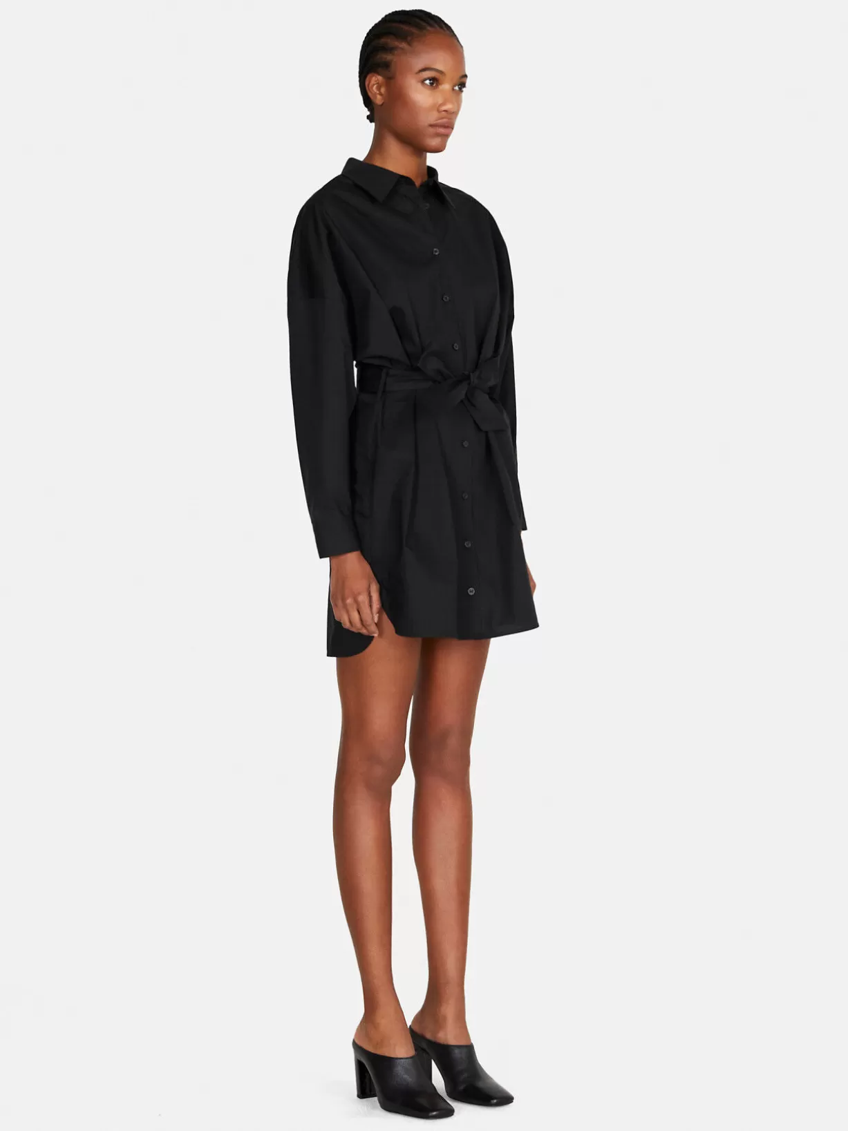 Short Shirt Dress With Sash<Sisley Hot