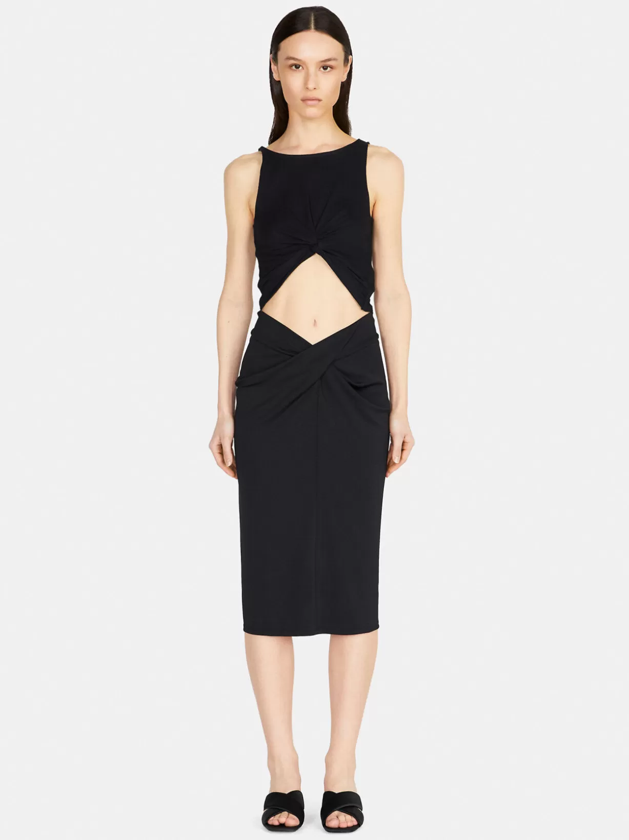 Skirt With Draping<Sisley Clearance