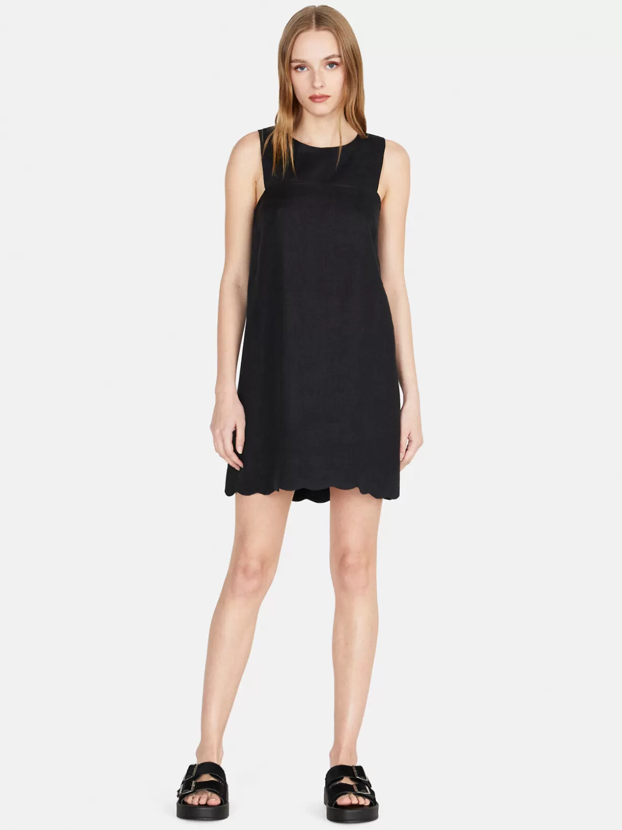 Sleeveless Dress In Linen<Sisley Best