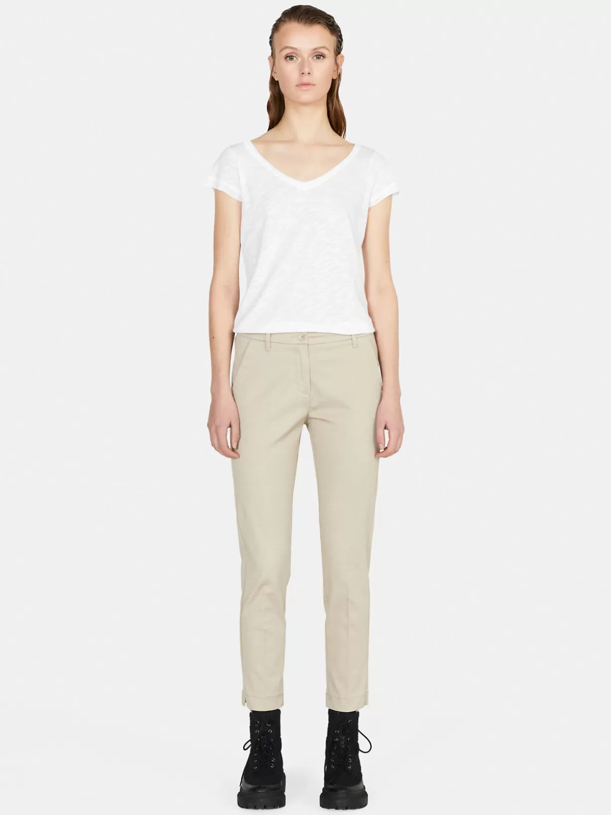 Slim Fit Chinos<Sisley Cheap