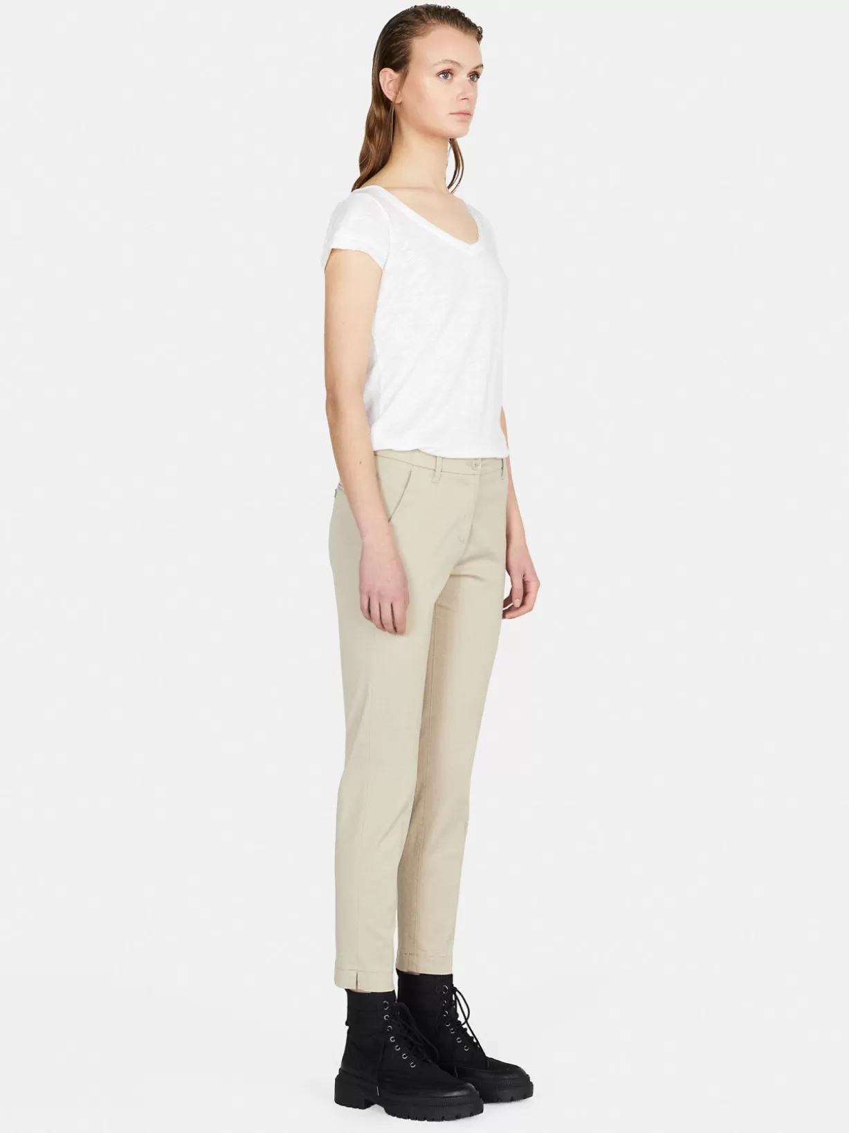 Slim Fit Chinos<Sisley Cheap