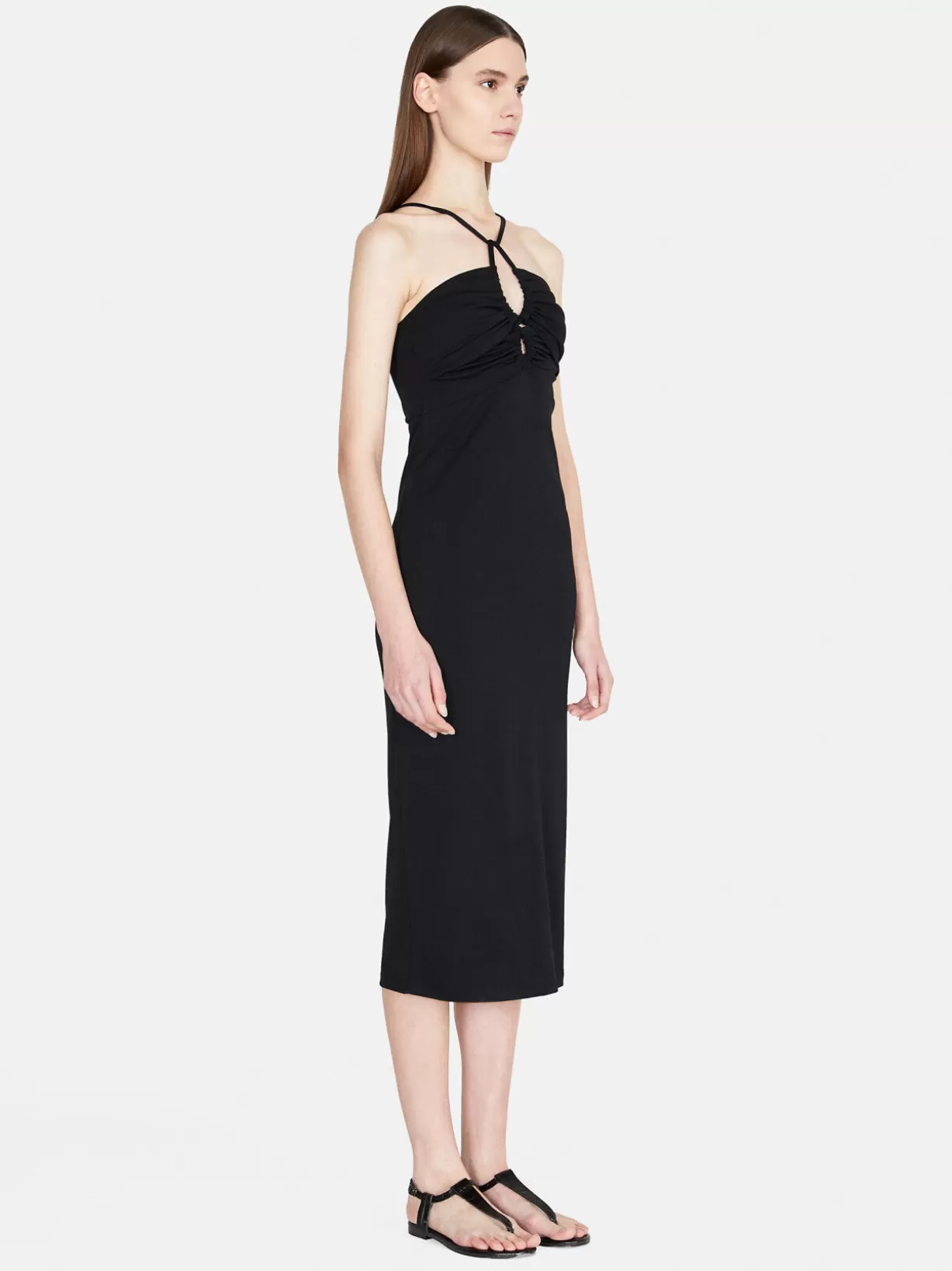 Slim Fit Dress With Porthole<Sisley Shop