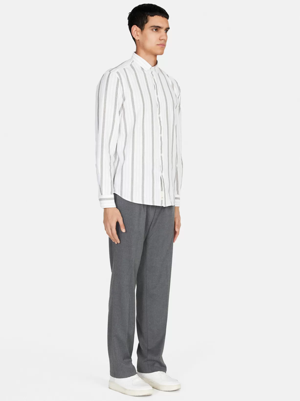 Slim Fit Striped Shirt<Sisley Cheap