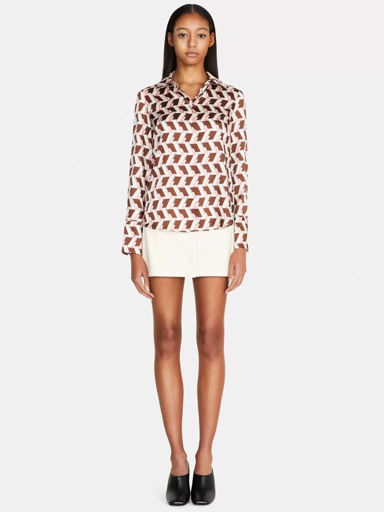 Soft Printed Shirt<Sisley Cheap