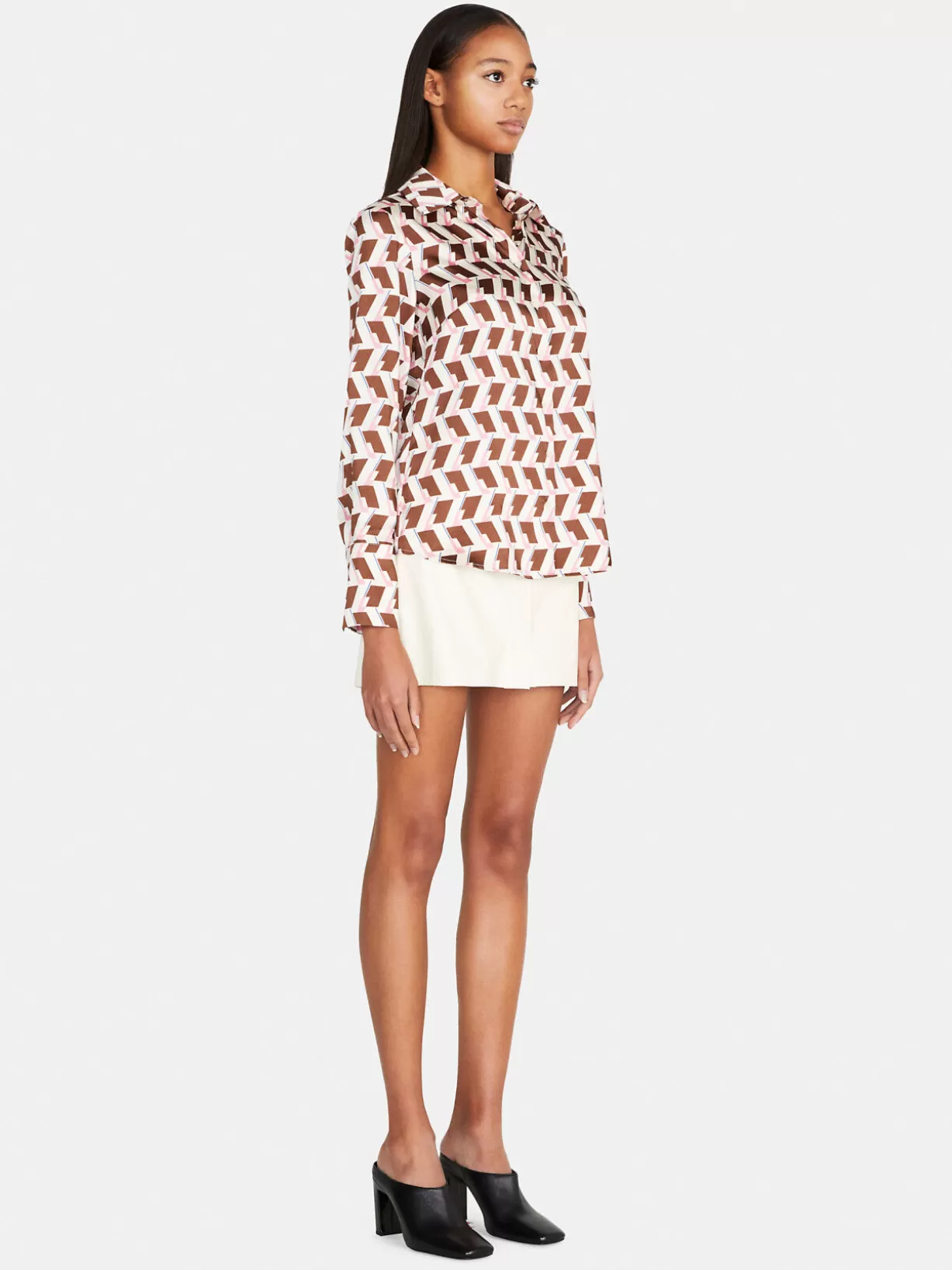 Soft Printed Shirt<Sisley Cheap