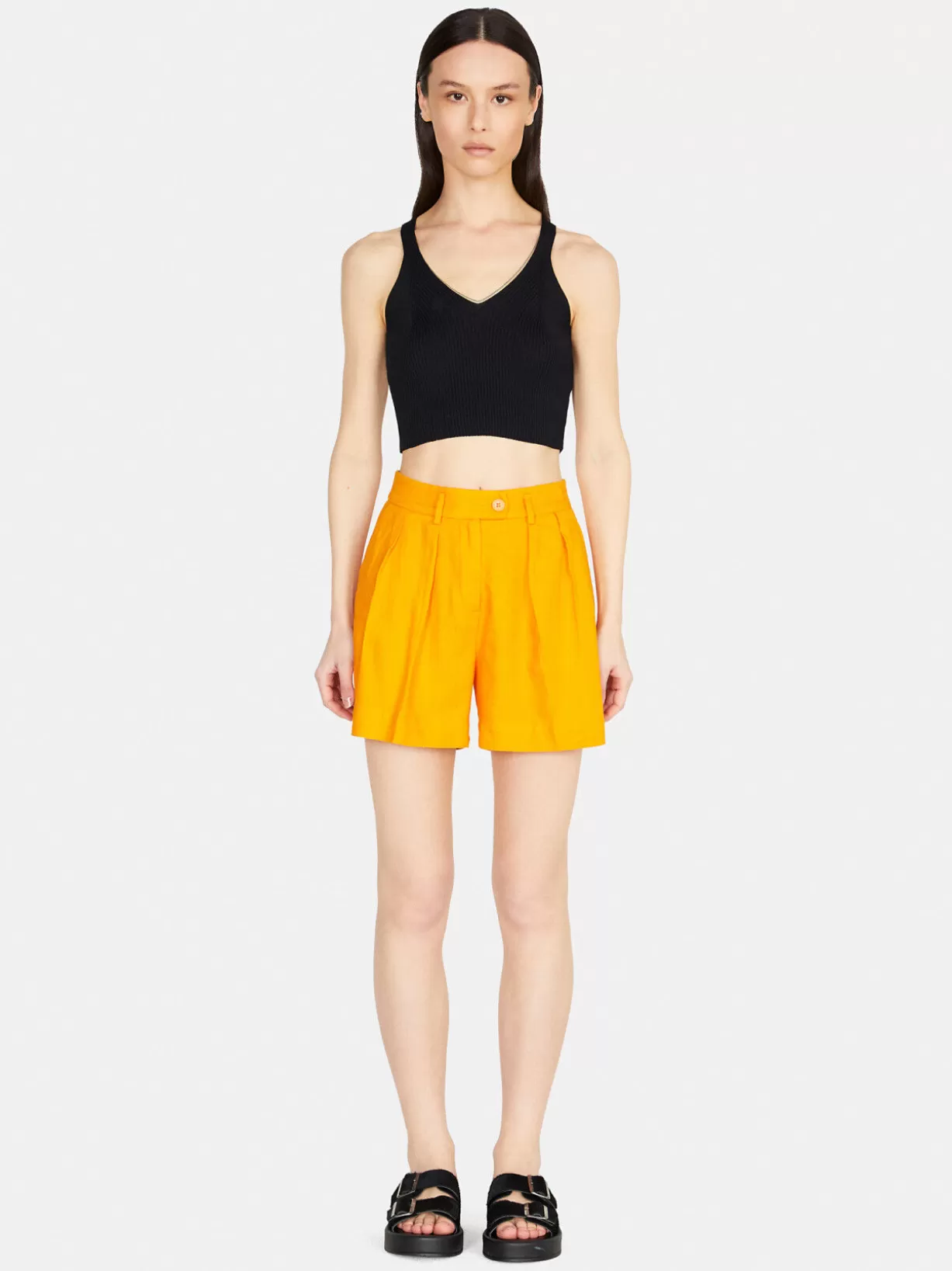 Solid Colored Shorts<Sisley Cheap