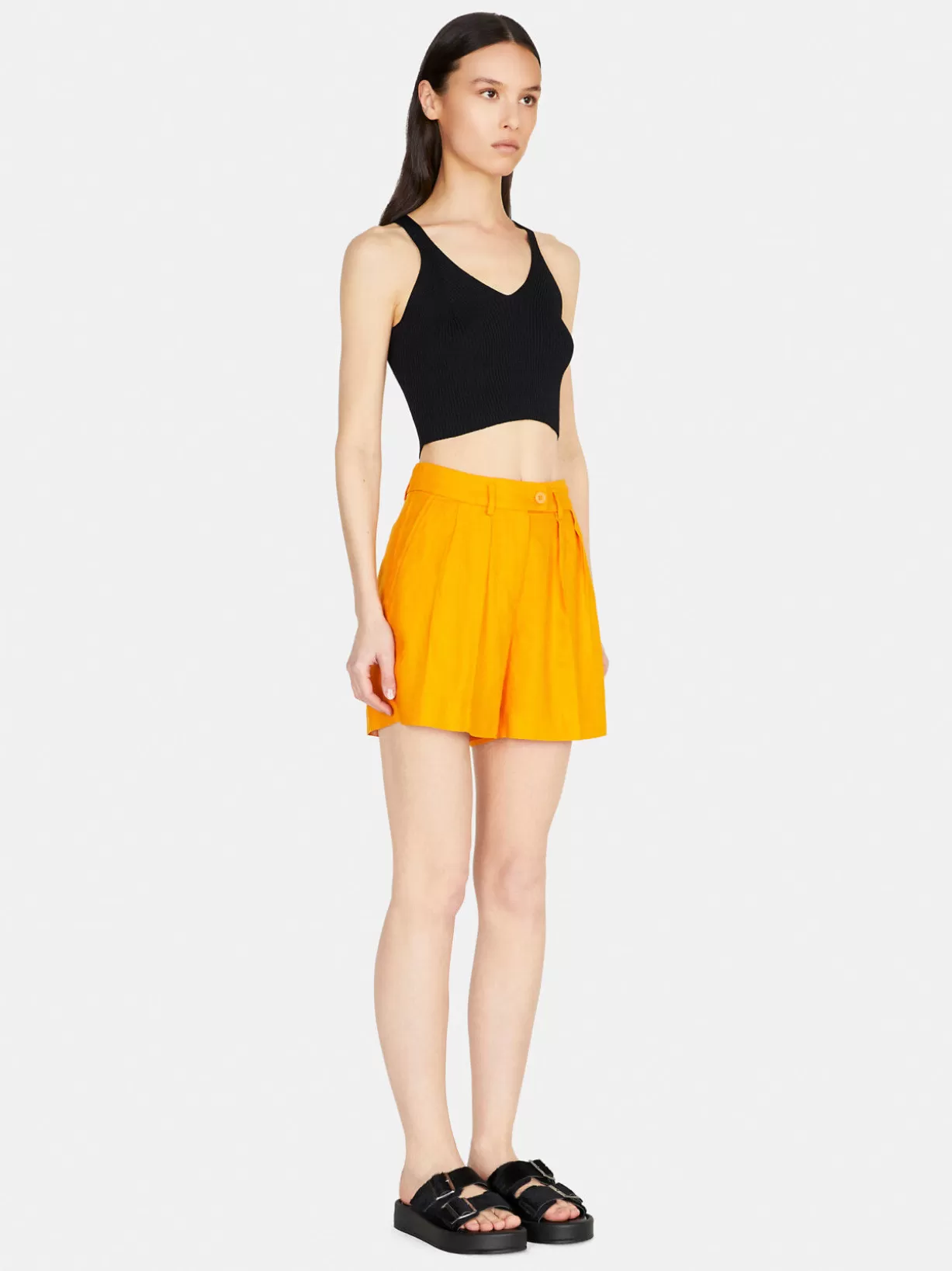 Solid Colored Shorts<Sisley Cheap