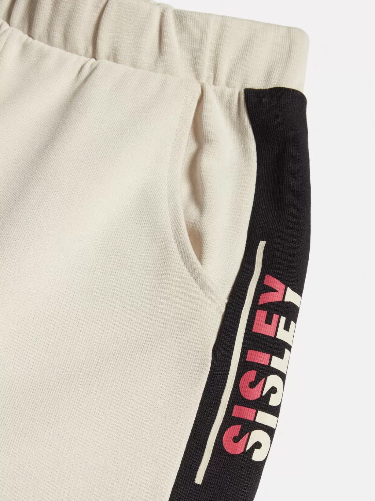 Sweat Shorts With Bands And Logo<Sisley Best