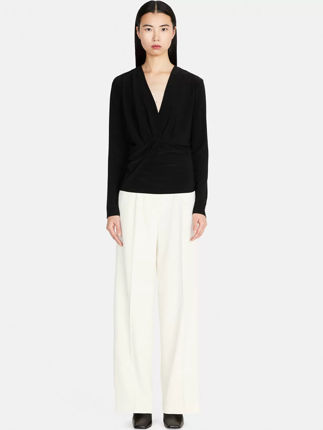 Trousers With Clashing Slits<Sisley Sale