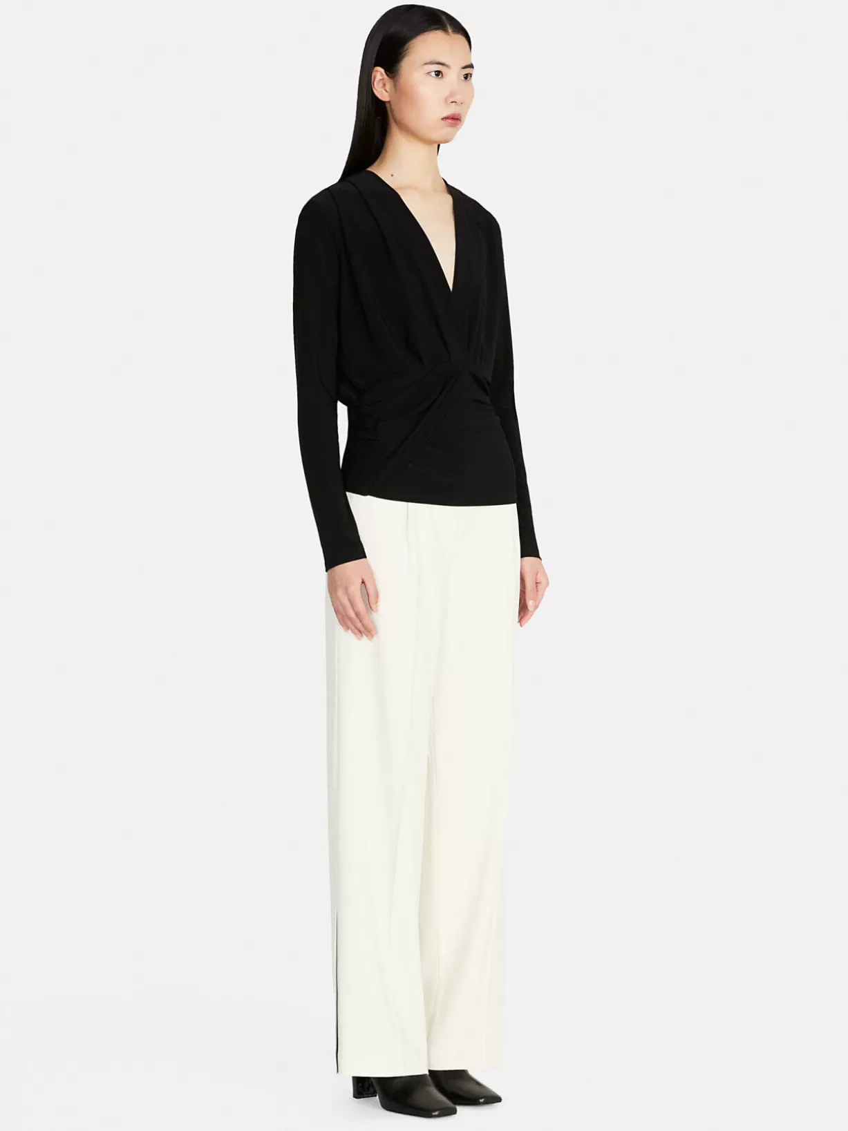 Trousers With Clashing Slits<Sisley Sale