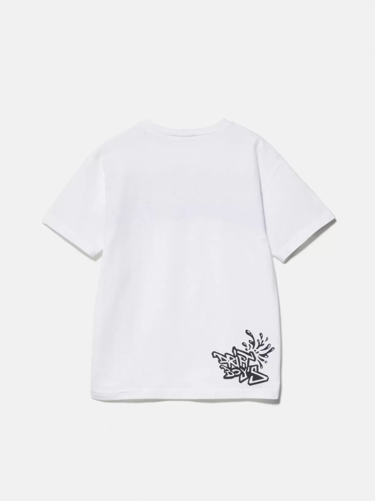 T-Shirt With Graffiti Print<Sisley Cheap