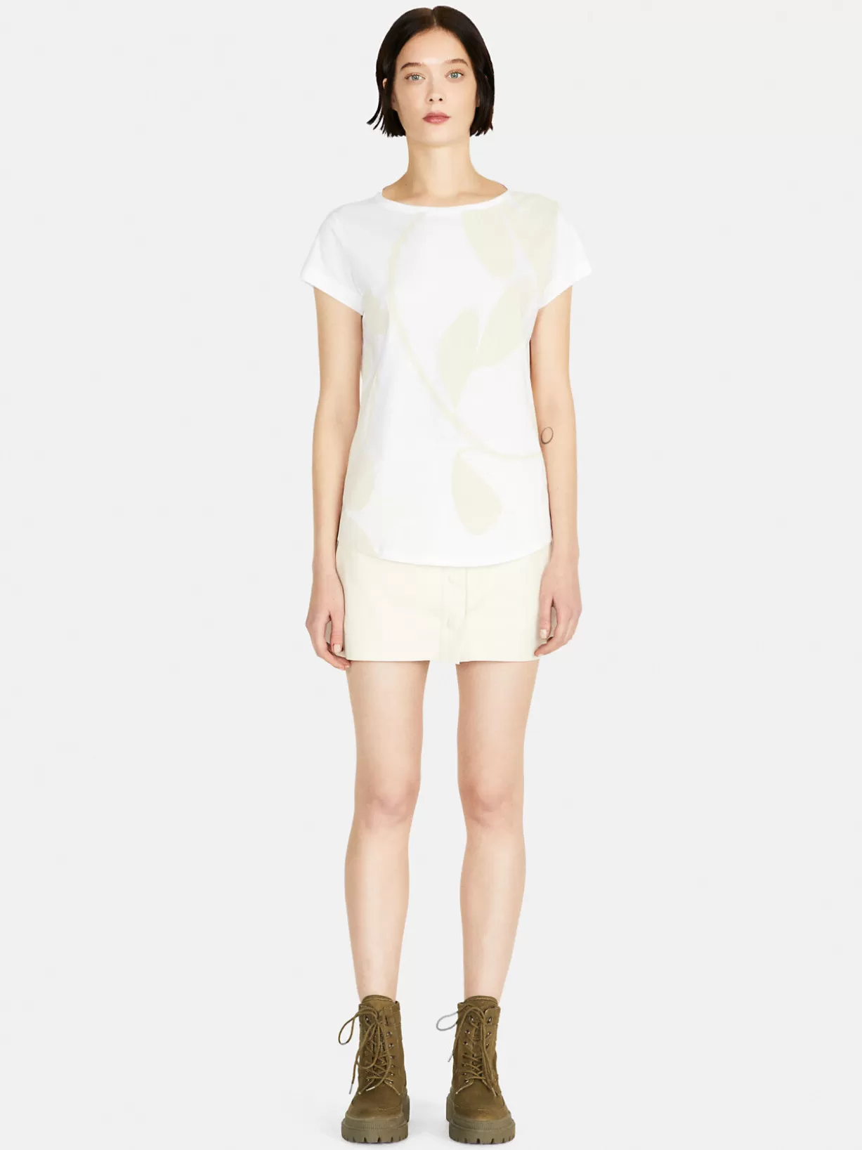 T-Shirt With Print<Sisley Cheap