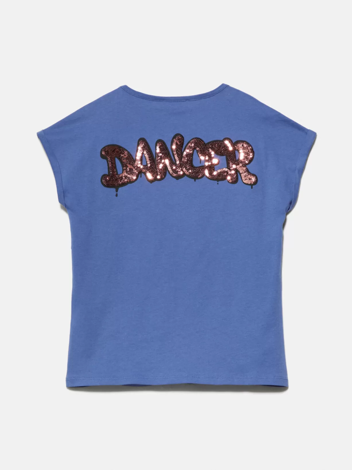 T-Shirt With Print And Sequins<Sisley Shop