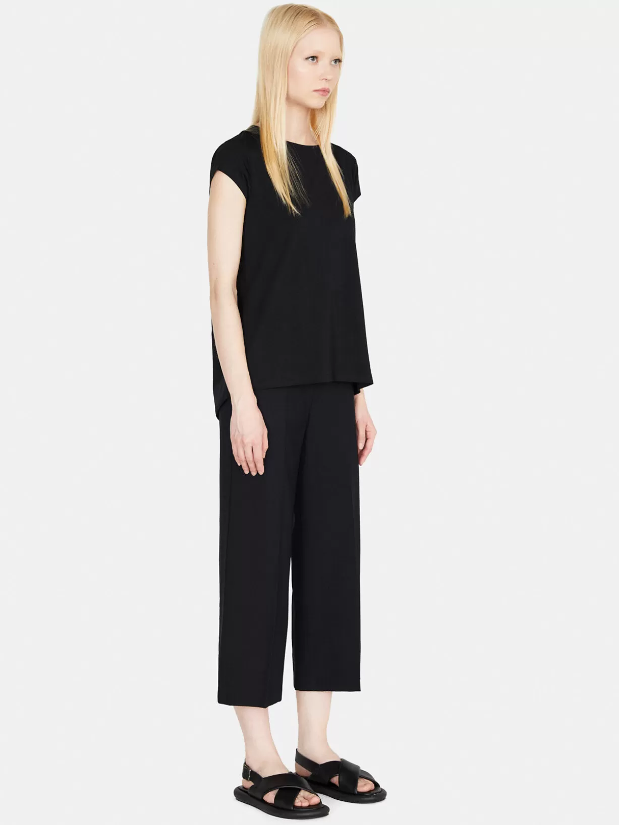 T-Shirt With Slit<Sisley Hot