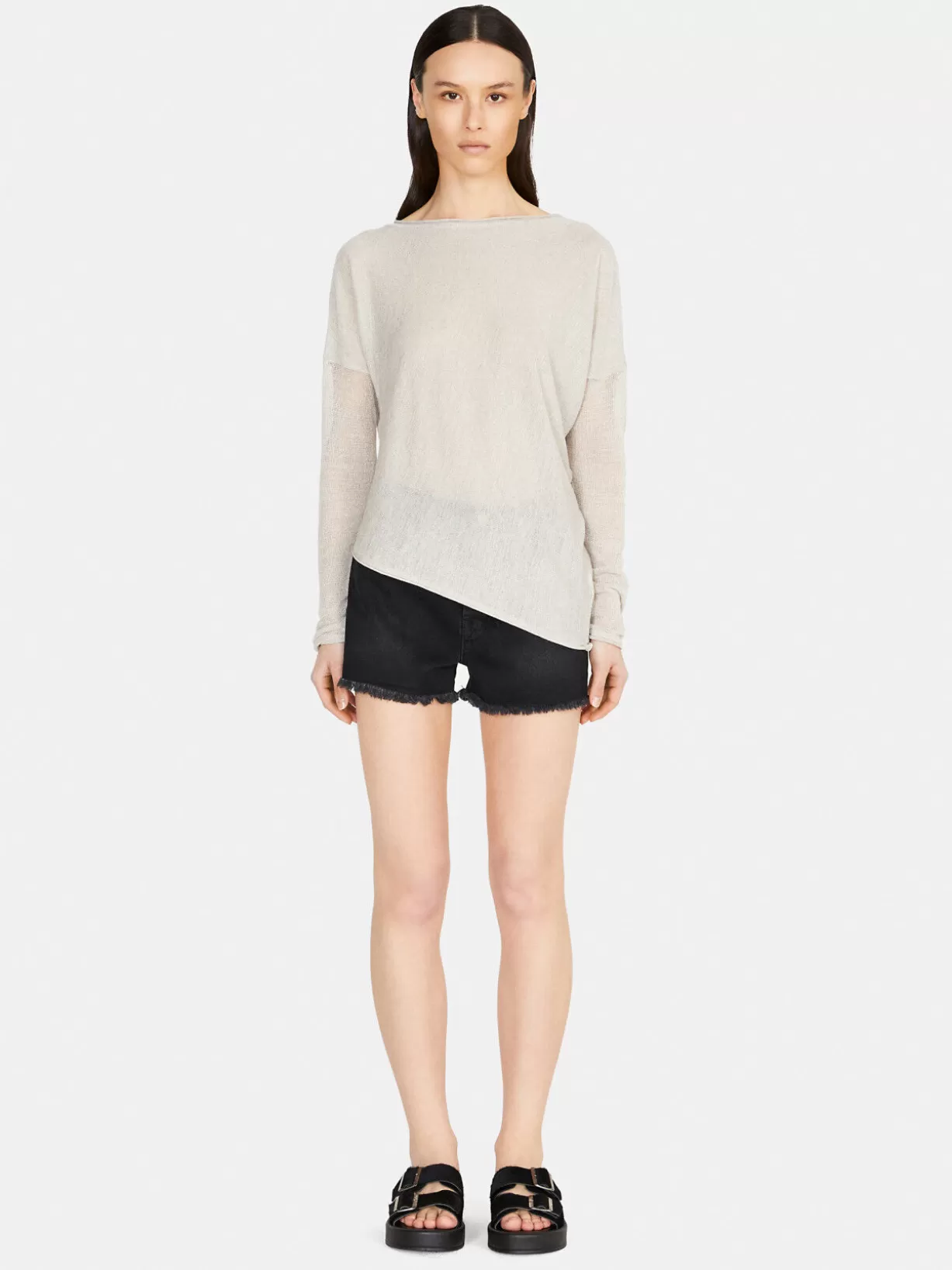 Uneven Sweater<Sisley Fashion