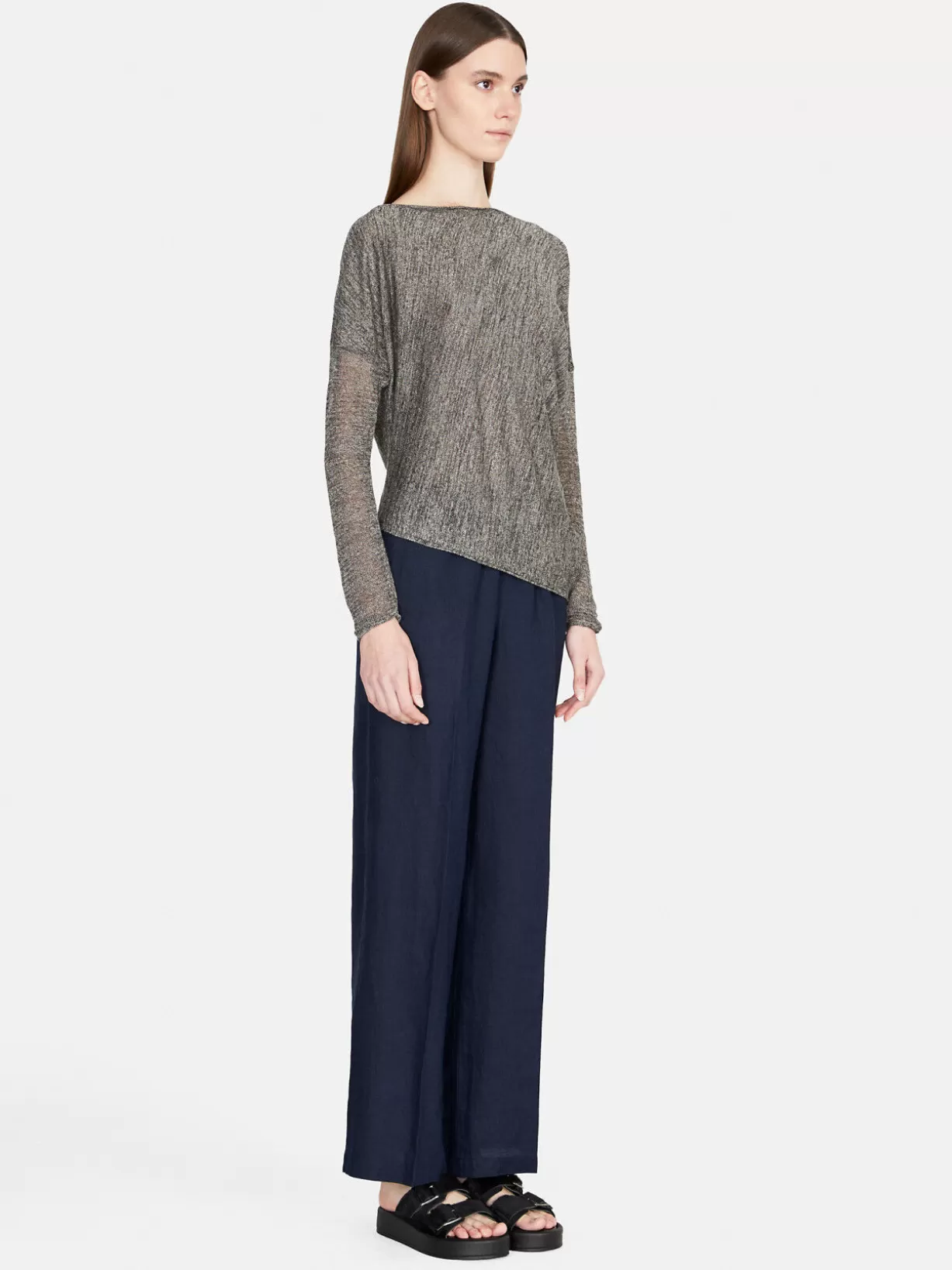 Uneven Sweater<Sisley New