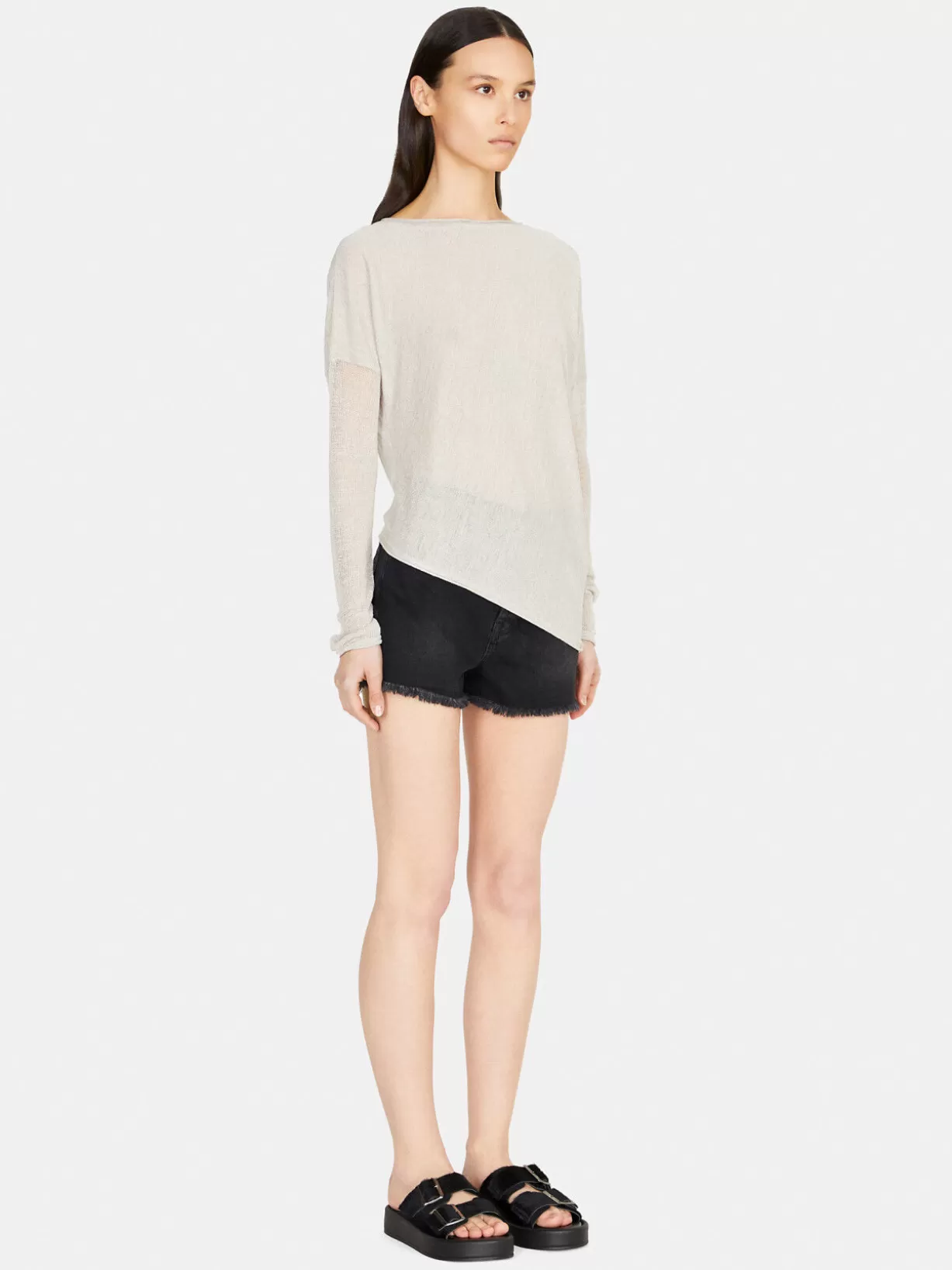 Uneven Sweater<Sisley Fashion