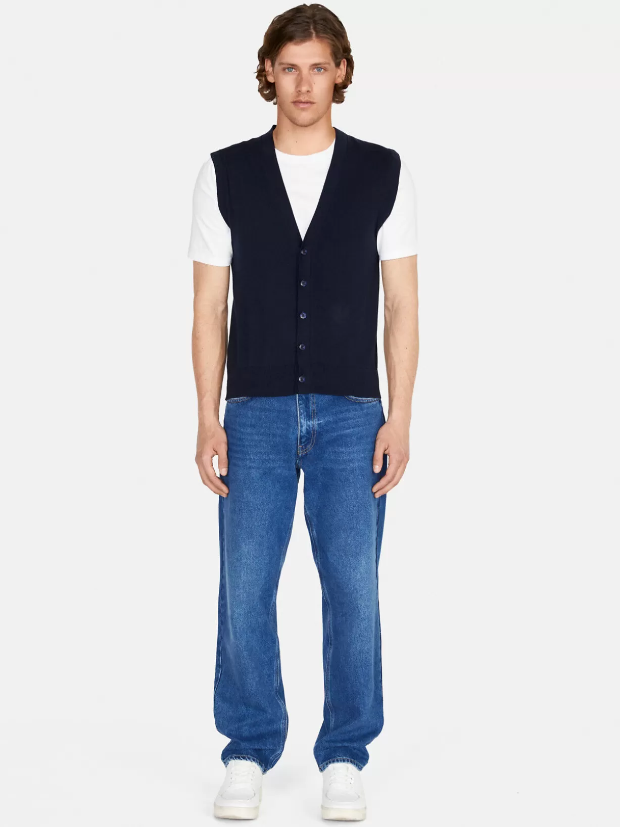 Vest With Buttons<Sisley Best Sale